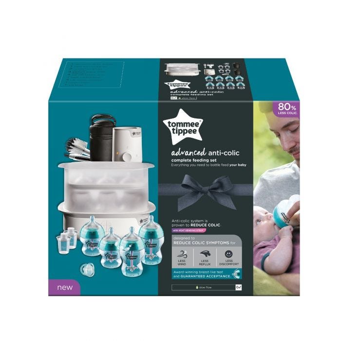 Tommee Tippee Advanced Anti-Colic Complete Feeding Set Blue