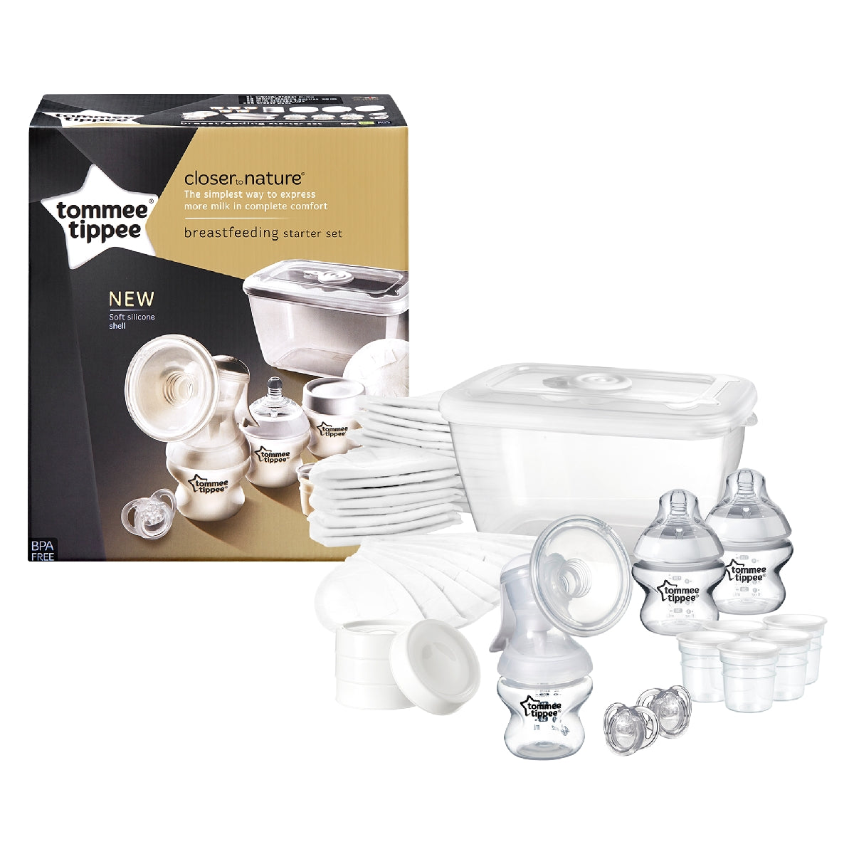 Tommee Tippee Closer To Nature Breast Feeding Kit