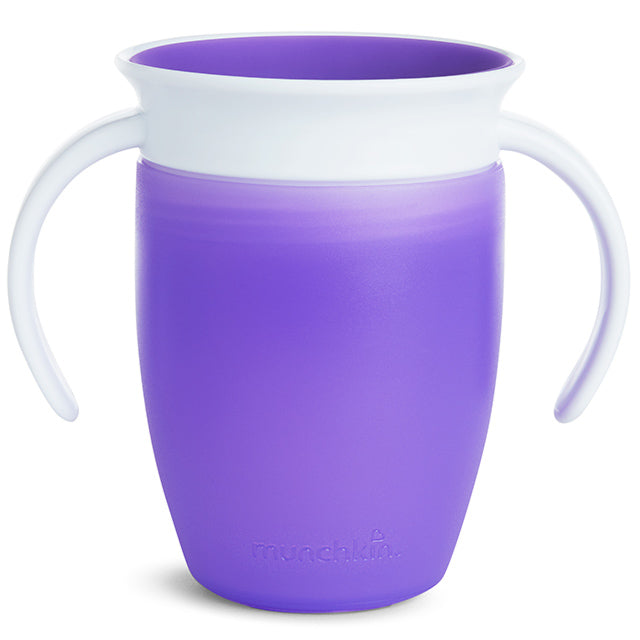 Munchkin - Miracle Trainer Cup with Lid 1pk 7oz - Purple