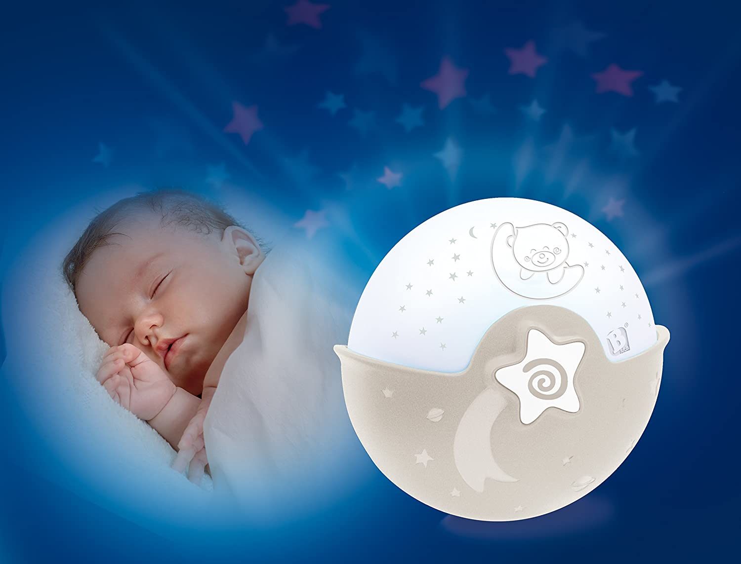 Infantino  Wom Soothing Light & Projector
(Blue