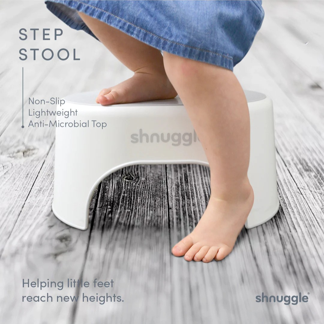 Shnuggle Kids Light Weight Step Stool White