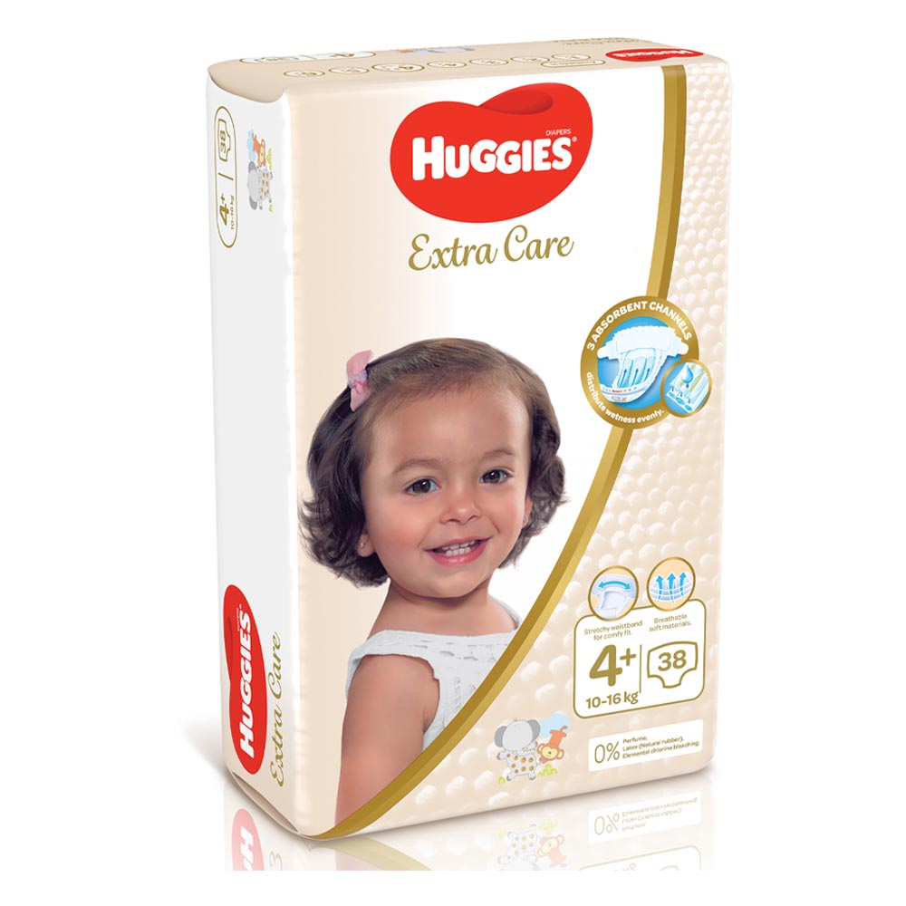 Huggies Diaper Extra Care Value Pack  4+