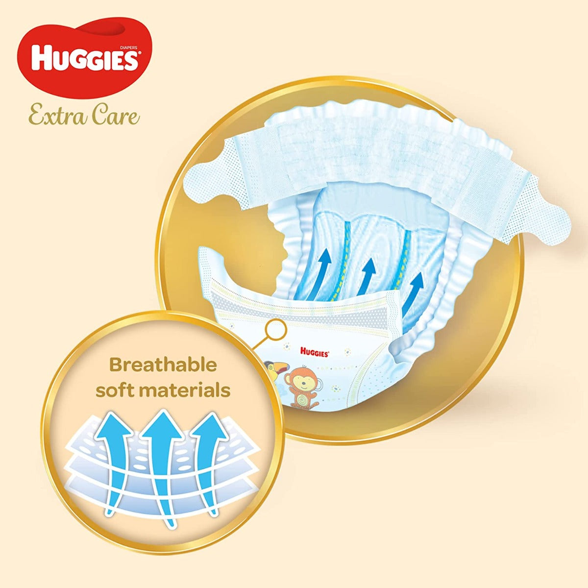 Huggies Diaper Extra Care Value Pack  4+