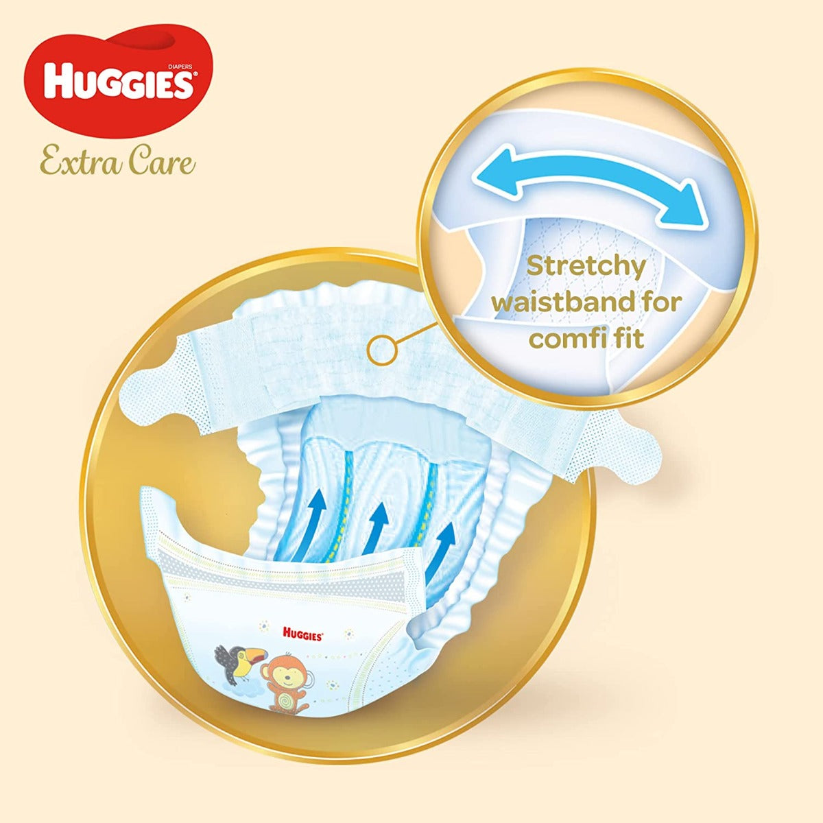 Huggies Diaper Extra Care Value Pack  4+