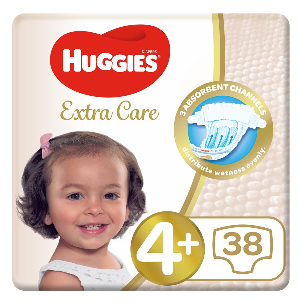 Huggies Diaper Extra Care Value Pack  4+