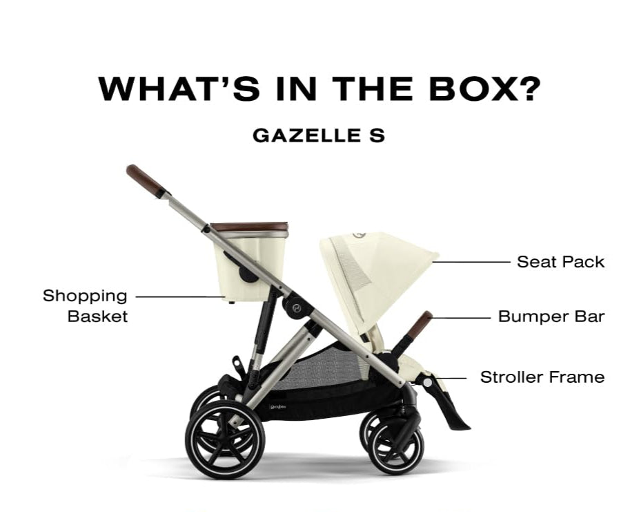 Cybex Gazelle S TPE BP Seashell Beige و Light Beige