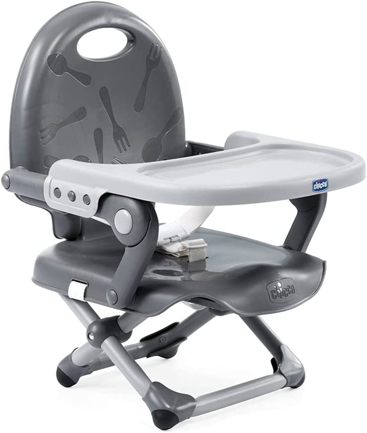Chicco Booster Seat Pocket Snack - Dark Grey