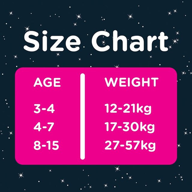 Huggies Drynites Pyjama Pants 12-21 KG - 3Y-4Y Girls