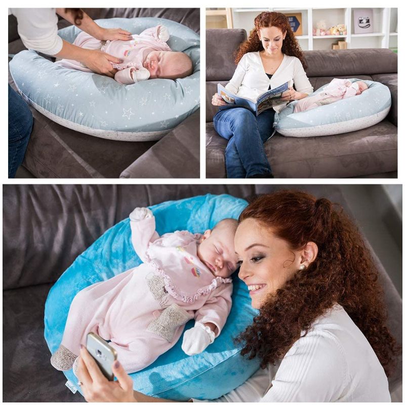 Nuvita Dreamwizard 12 In 1 Pregnancy And Nursing Pillow With Back Support 7100 Grigio Bianco