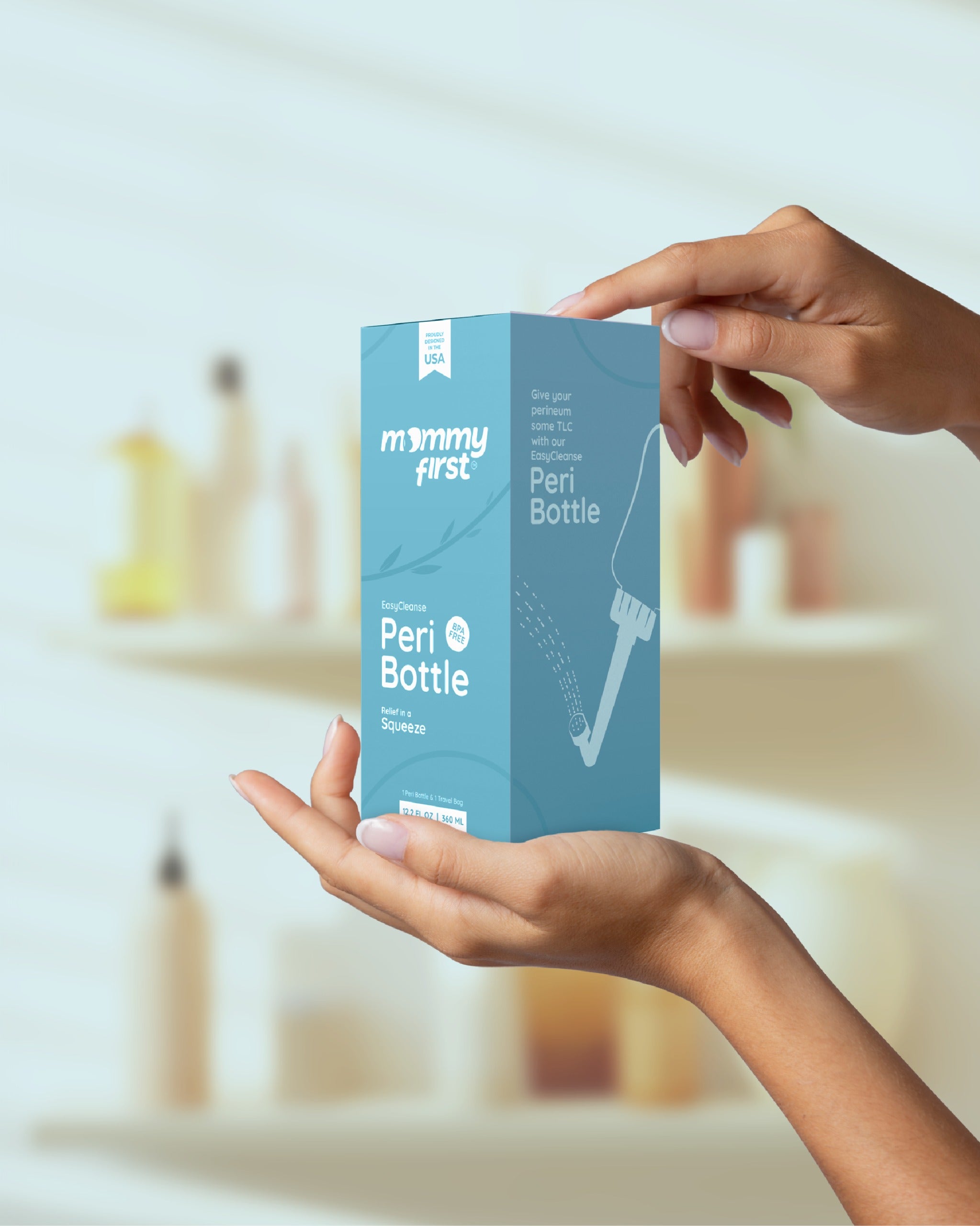 Mommy First Peri Bottle - Blue