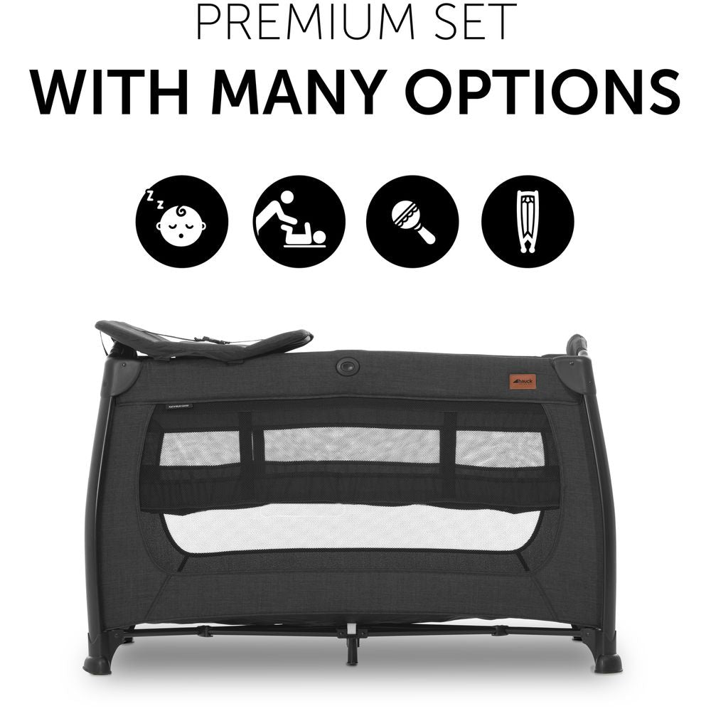 Hauck - Travel Cots Play N Relax Center - Black
