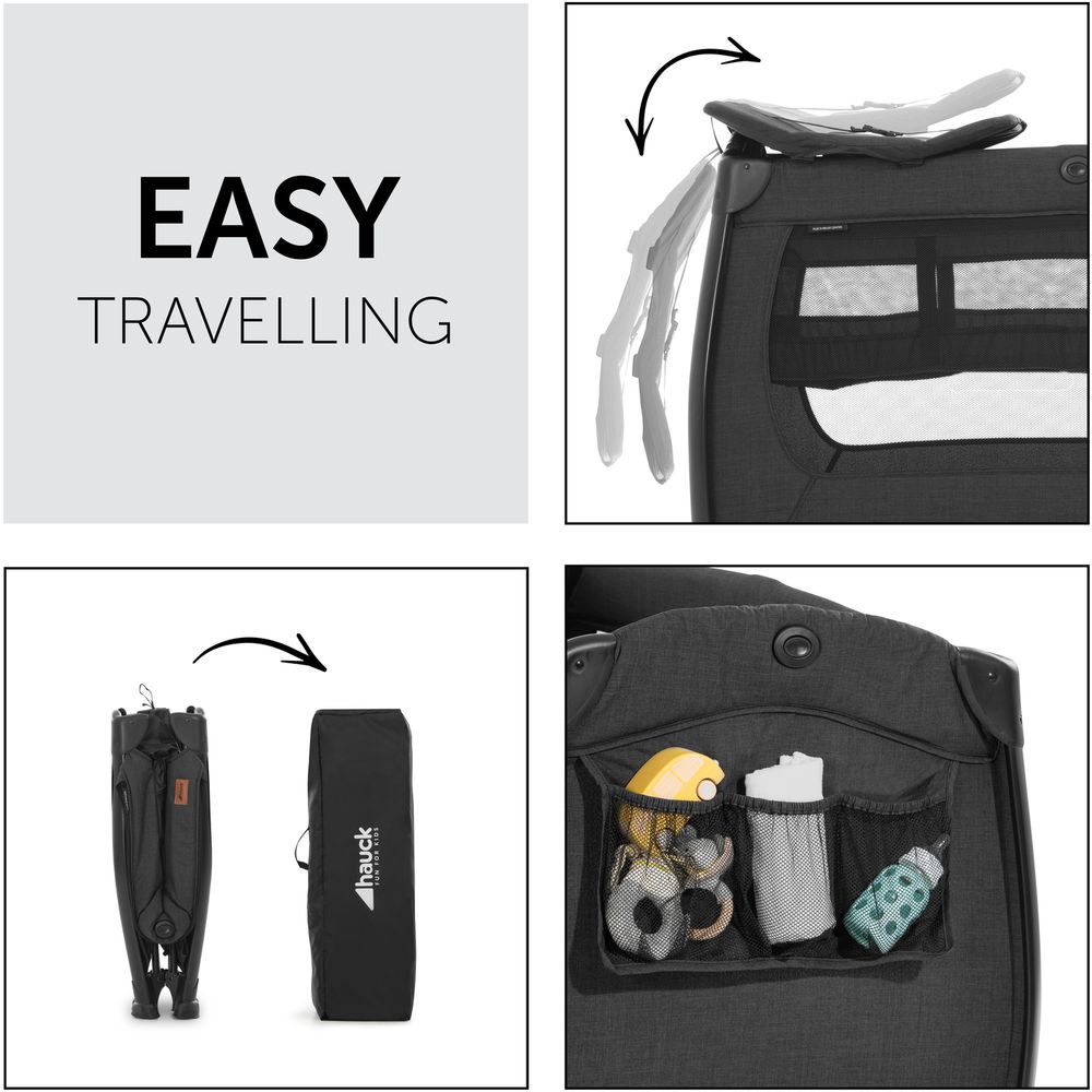 Hauck - Travel Cots Play N Relax Center - Black