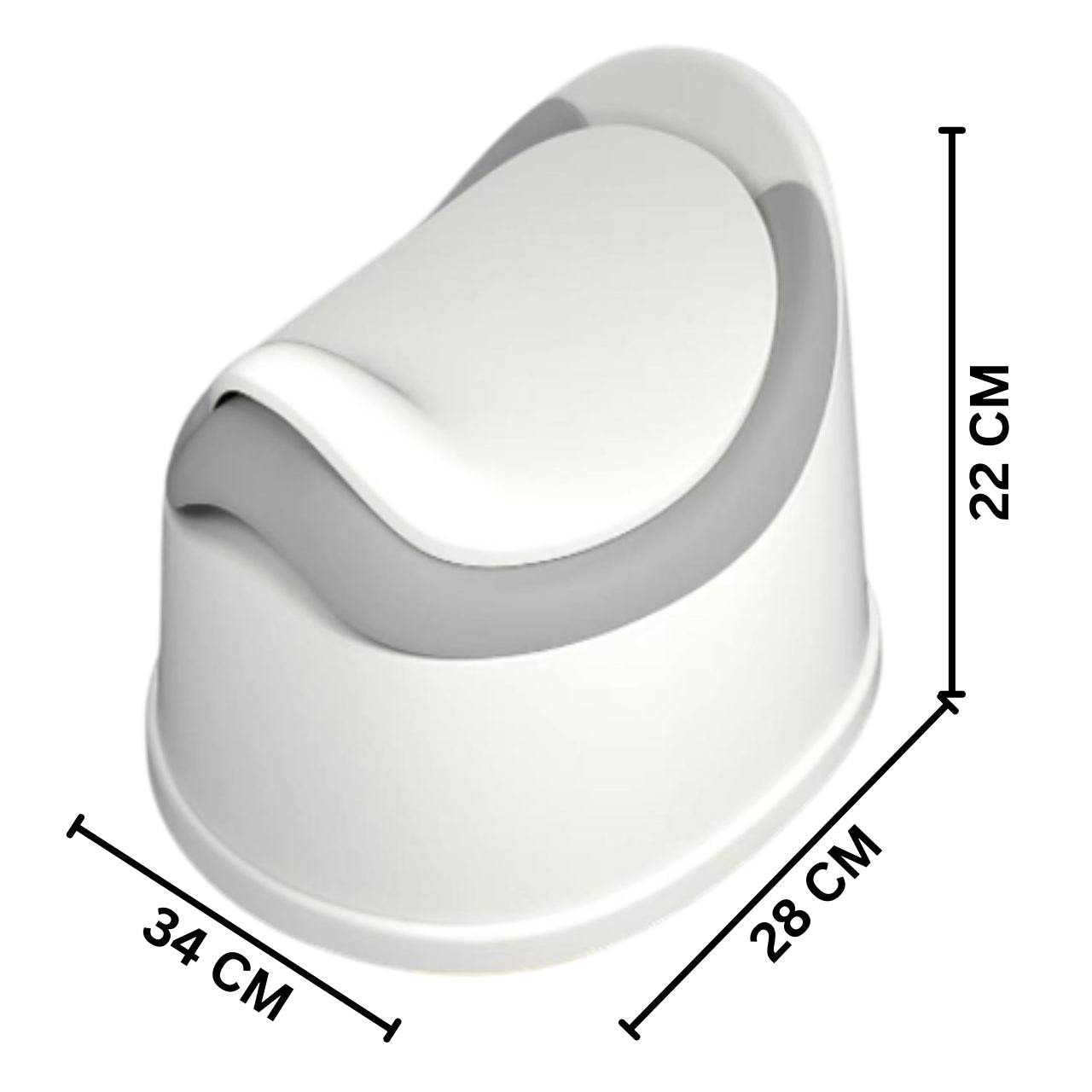 Little Angel Baby Trainer Potty (Grey)