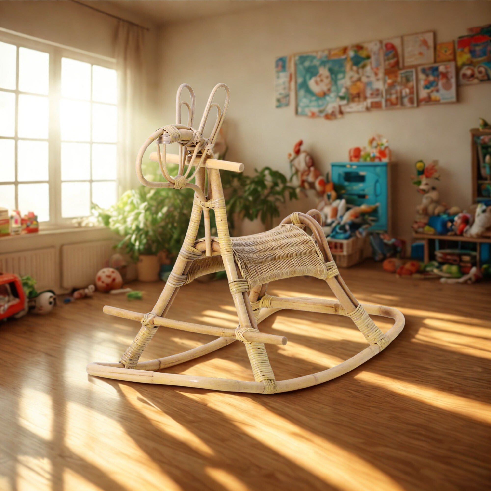 Cuddle Kidang Rattan Rocking Chair