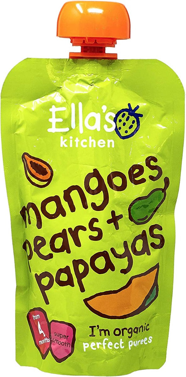 Ellas Kitchen Org MangoespearsÂ  Papayas  Regular 120Gm
