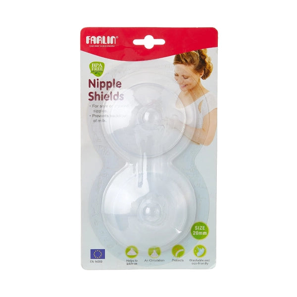 Farlin Breast Nipple Shield Reusable 2pcs Pack