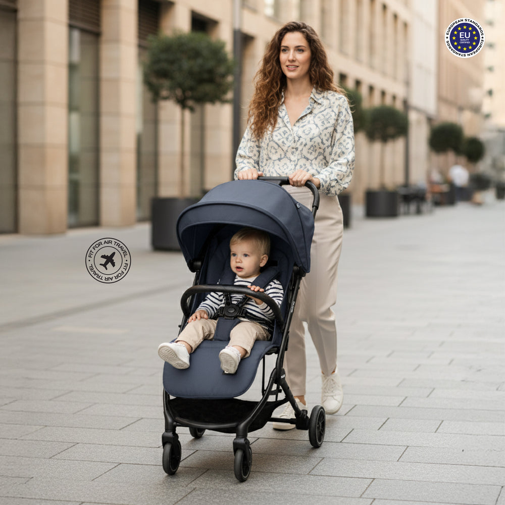 Neobreez Litex Ultra Lightweight Cabin Size Travel Stroller Grey