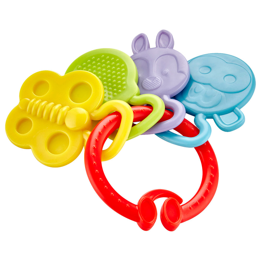 Babyjem Rattle Teether Red