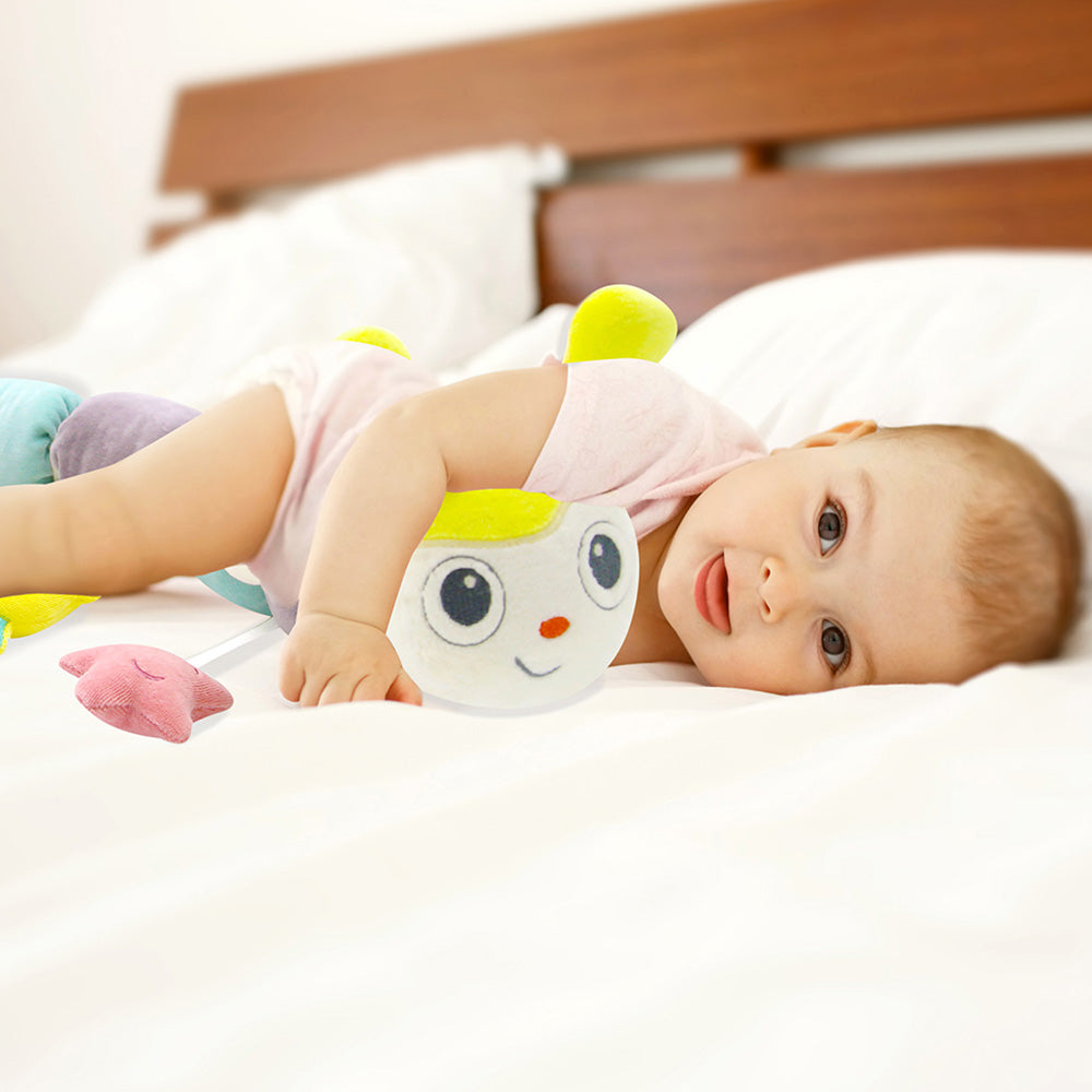 Babyjem Velvet Catterpillar Pillow Pink 0 Months+