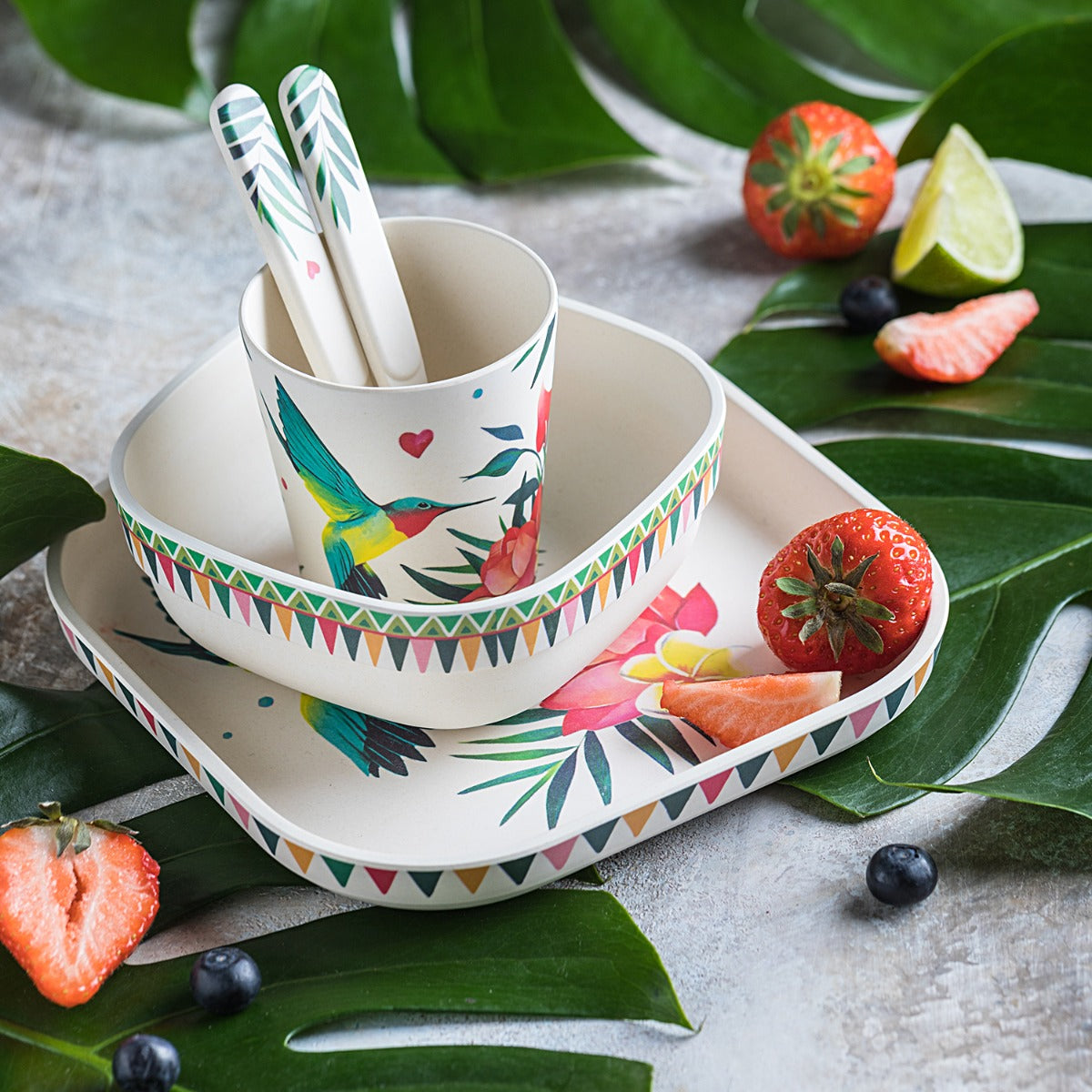 Tommy Lise Bamboo Dinner Set Airy Grace