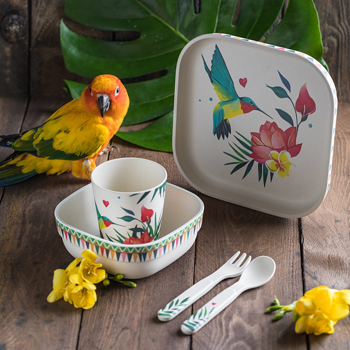 Tommy Lise Bamboo Dinner Set Airy Grace