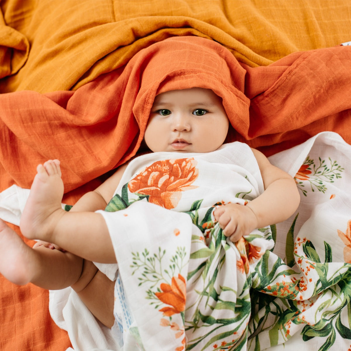 Tommy Lise Baby Swaddle Scarlet Dreams Set 90X90 Cm