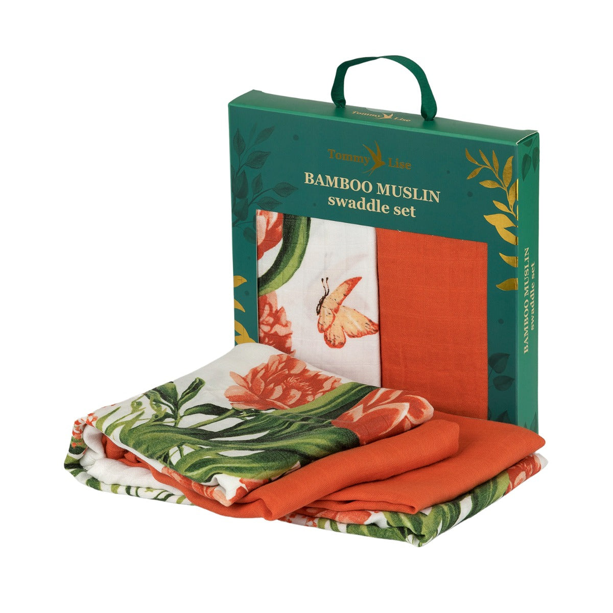 Tommy Lise Baby Swaddle Scarlet Dreams Set 90X90 Cm