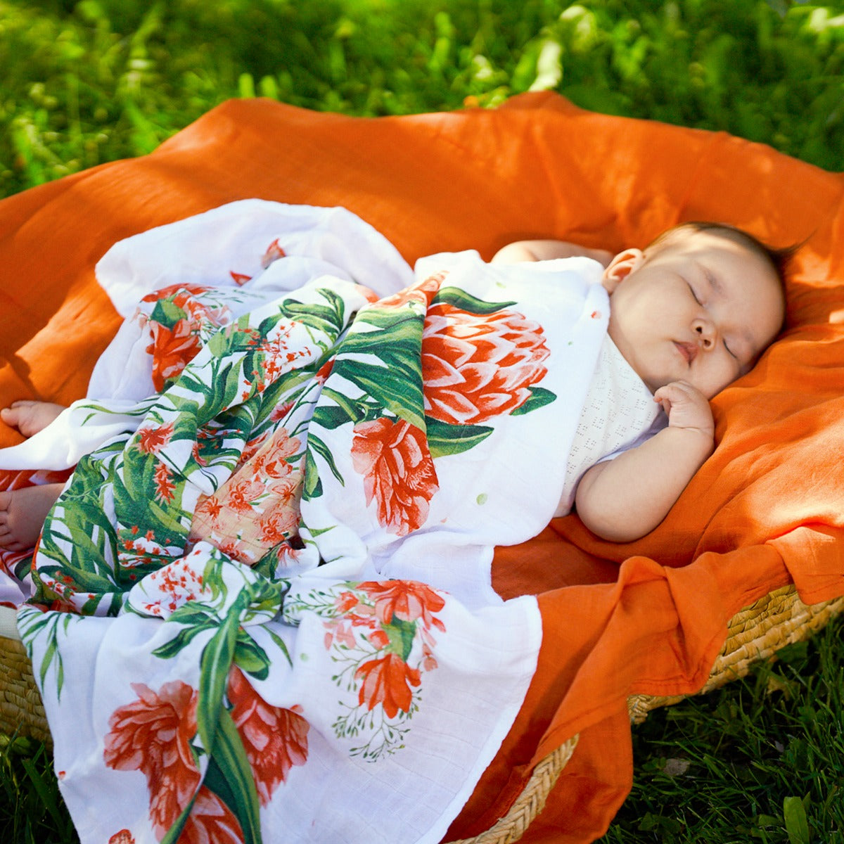 Tommy Lise Baby Swaddle Scarlet Dreams Set 90X90 Cm