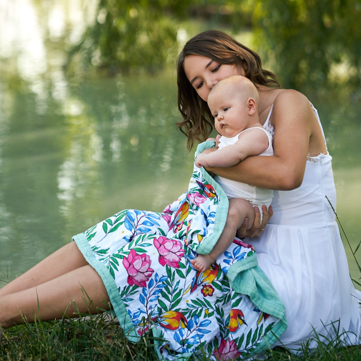 Tommy Lise Baby Blanket Blooming Day 106X106 Cm