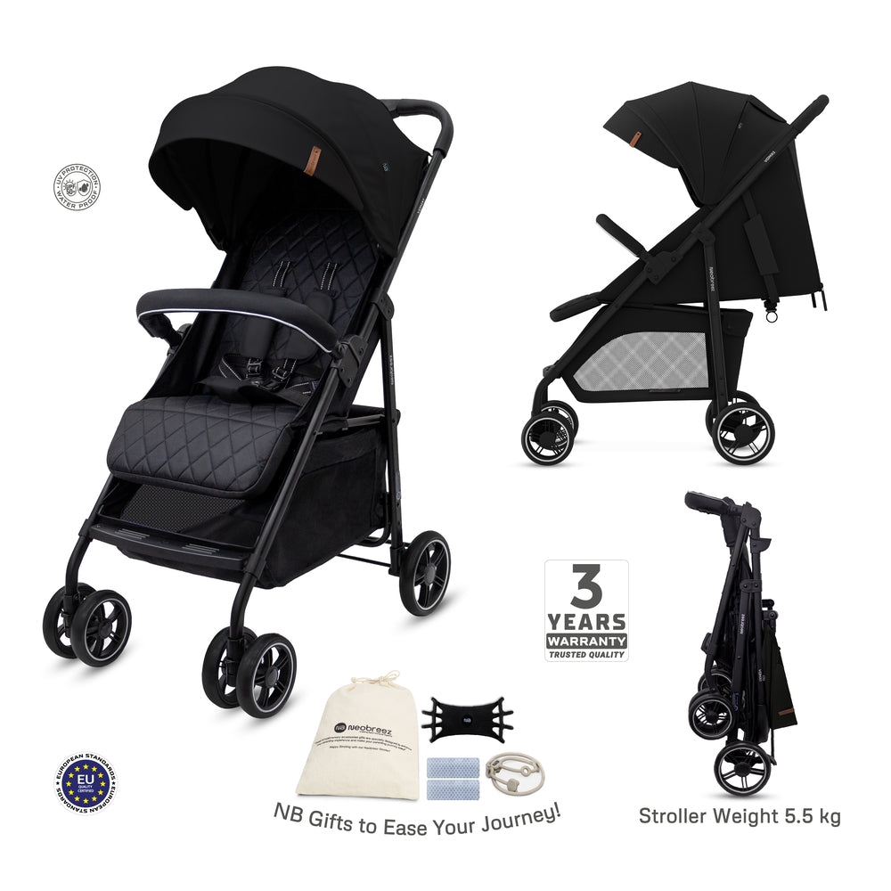 Neobreez VOMX1 Ultra Lightweight Stroller Black
