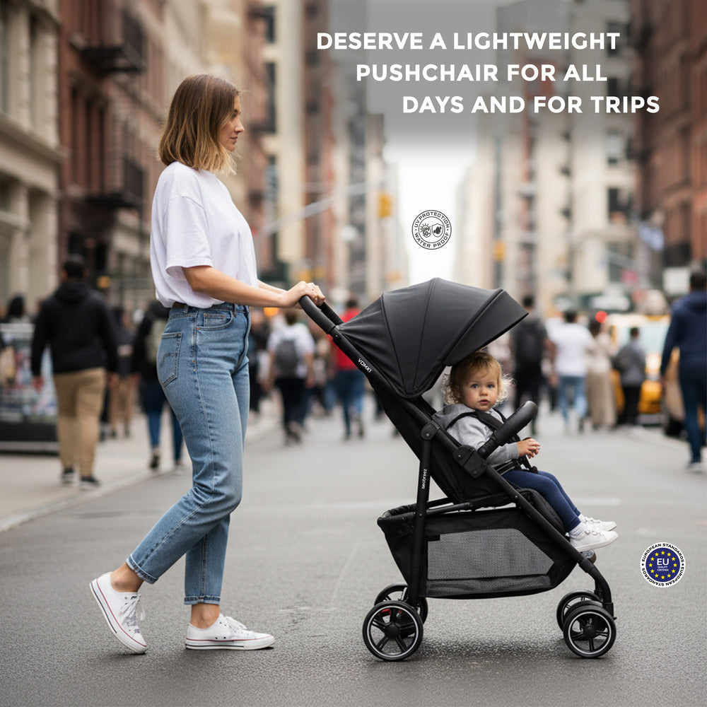 Neobreez VOMX1 Ultra Lightweight Stroller Black