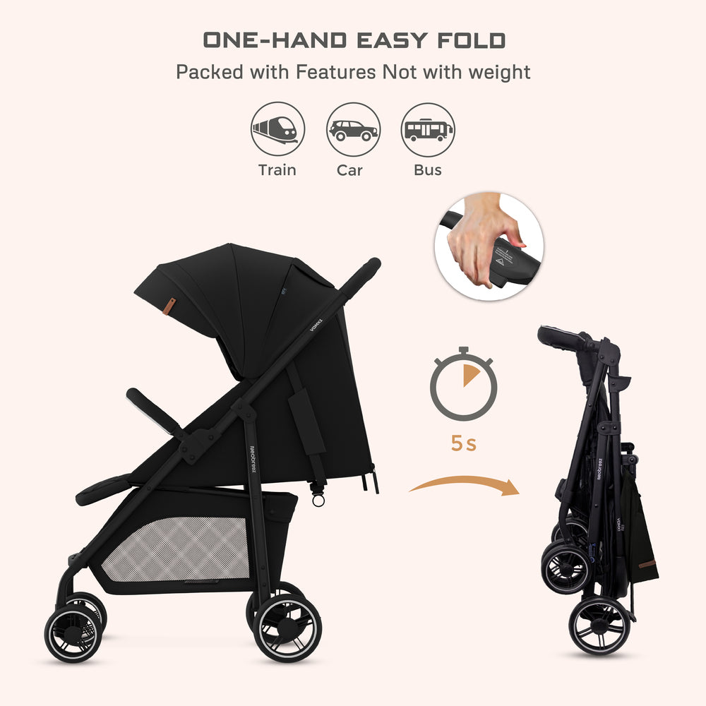 Neobreez VOMX1 Ultra Lightweight Stroller Black