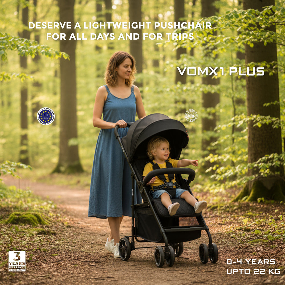 Neobreez VOMX1 PLUS 2 in 1 Travel System Stroller Black