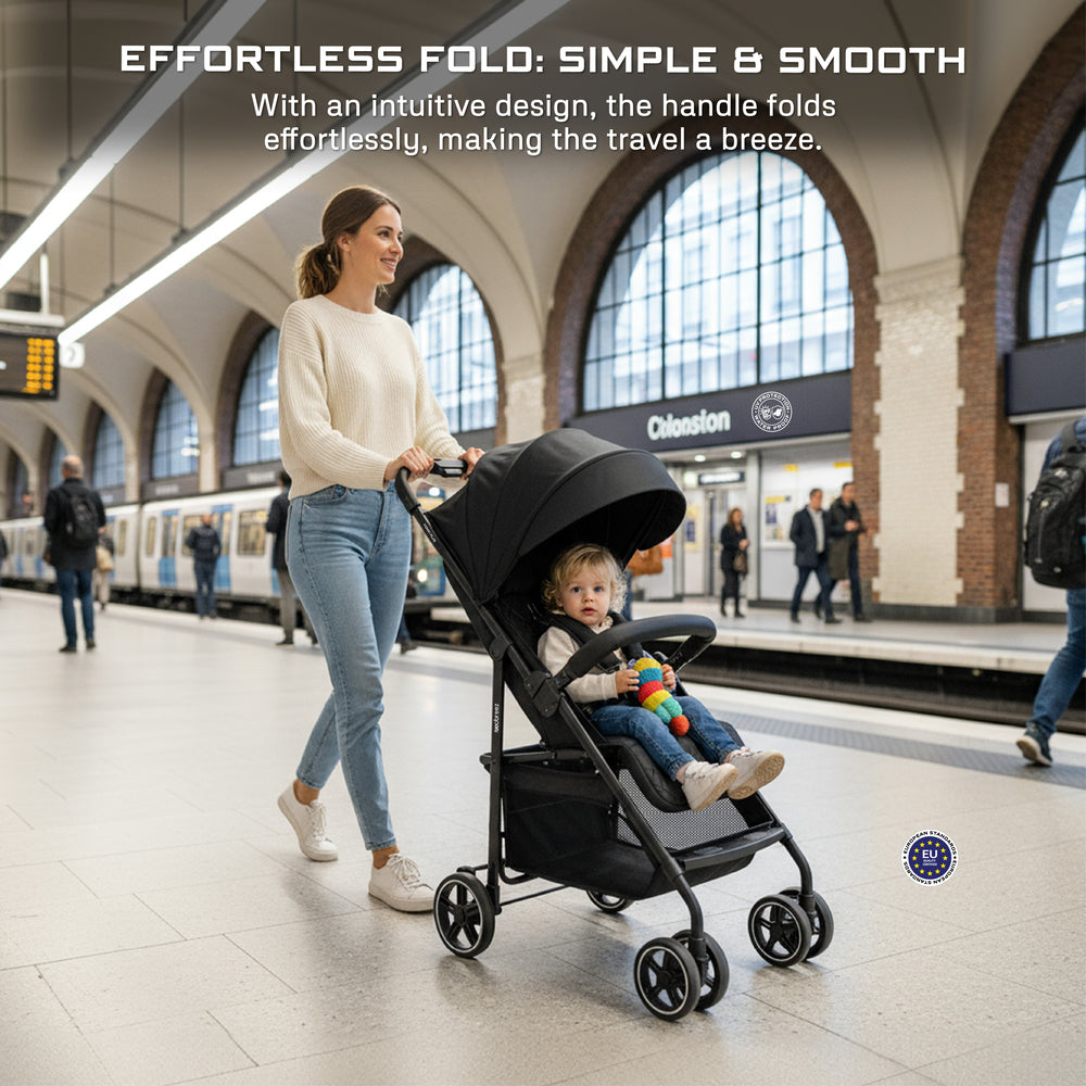 Neobreez VOMX1 PLUS 2 in 1 Travel System Stroller Black