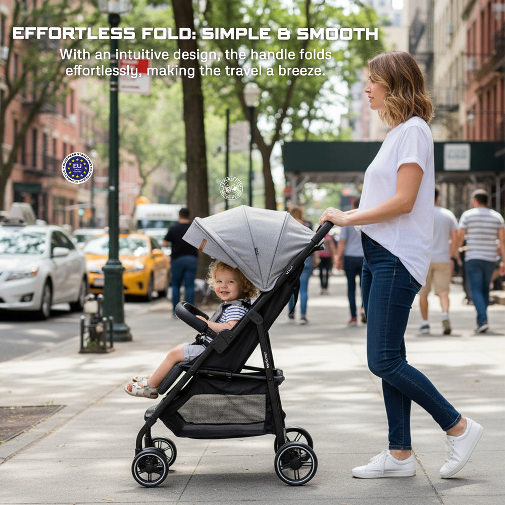 Neobreez VOMX1 Ultra Lightweight Stroller Medium Gray