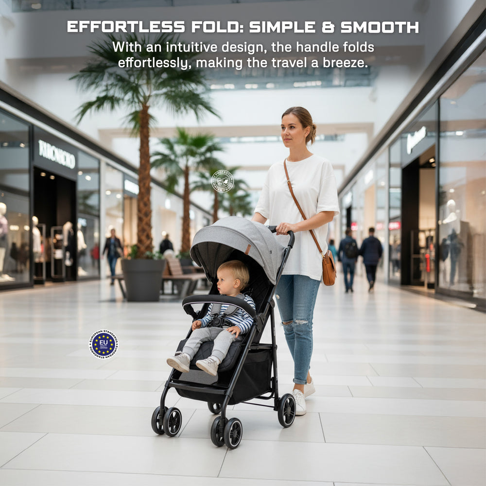 Neobreez VOMX1 Ultra Lightweight Stroller Medium Gray