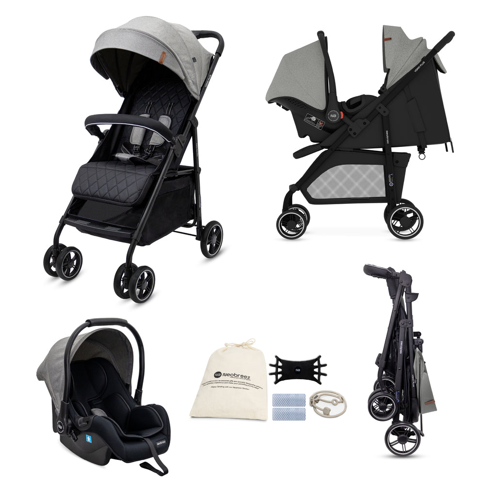Neobreez VOMX1 PLUS 2 in 1 Travel System Stroller