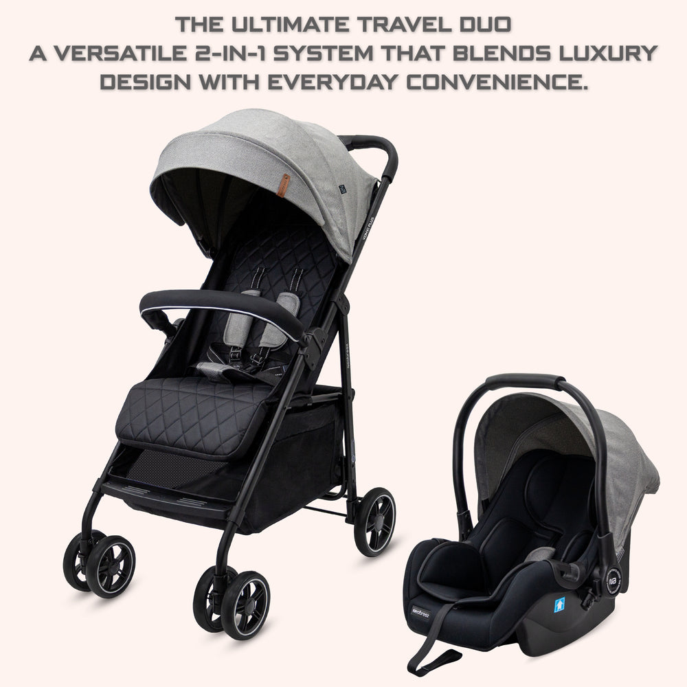 Neobreez VOMX1 PLUS 2 in 1 Travel System Stroller