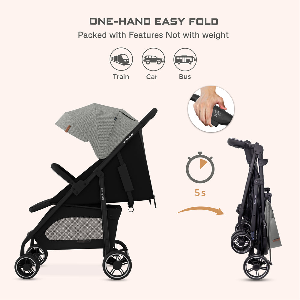 Neobreez VOMX1 PLUS 2 in 1 Travel System Stroller