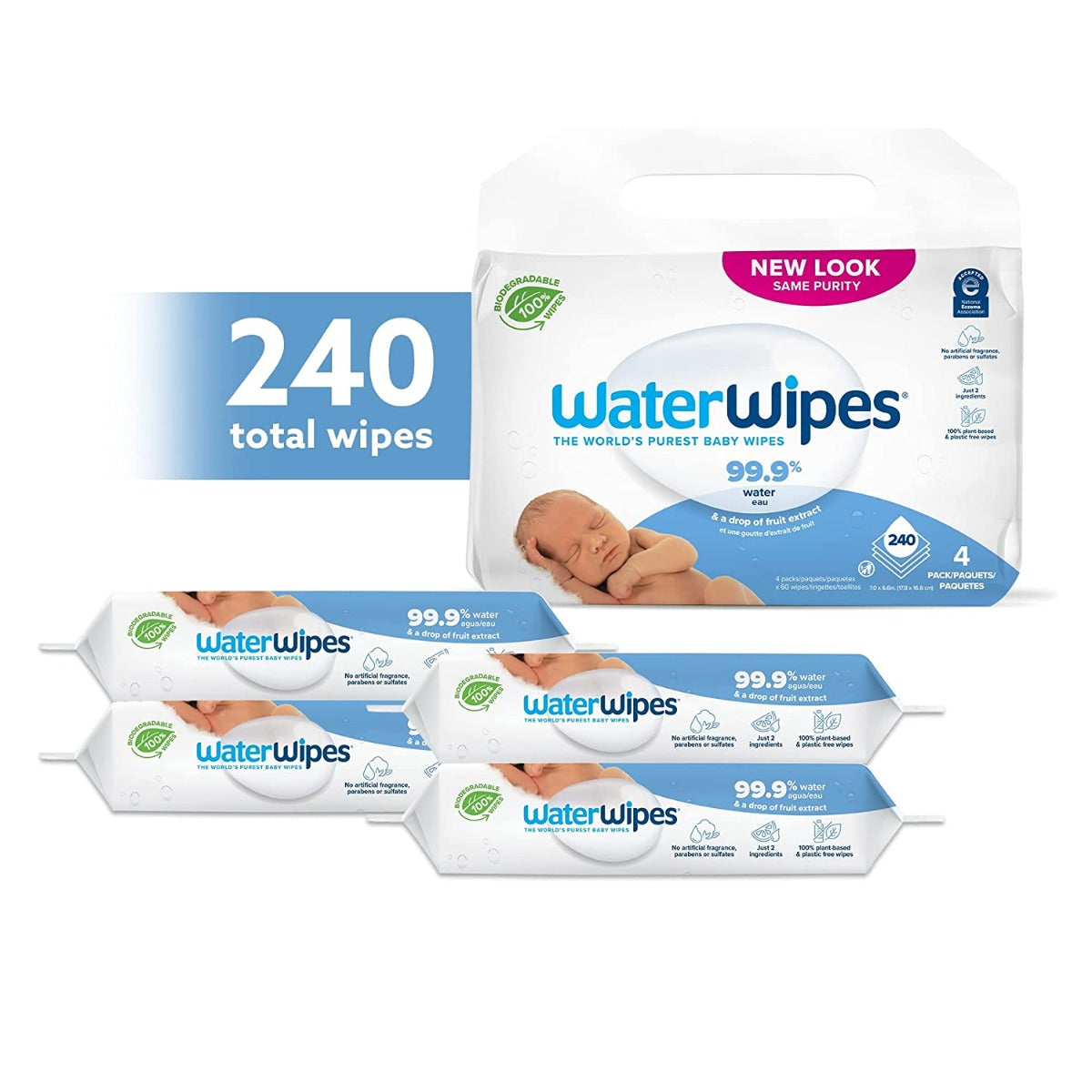 Waterwipes 240 Value Pack