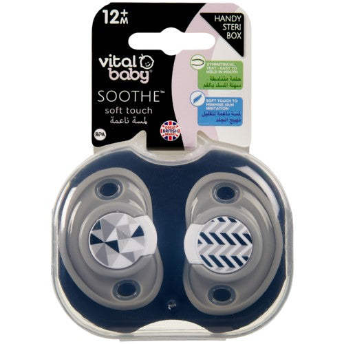 Vital Baby  Soothe Soft Touch 2Pk  Unisex12 Months+