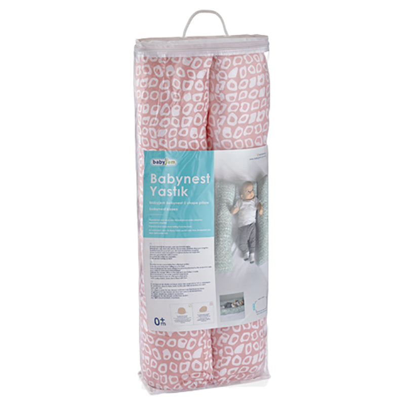 Babyjem Babynest U Shape  Pillow Pink Square
