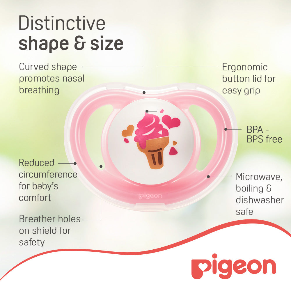 Pigeon Minilight Pacifier Single S  Girl (Sold Separately Subjected to Availability)