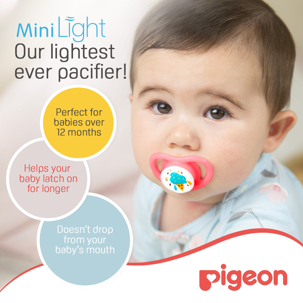 Pigeon Minilight Pacifier Single L  Girl Ice Cream