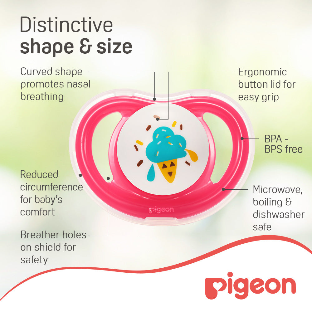 Pigeon Minilight Pacifier Single L  Girl Ice Cream