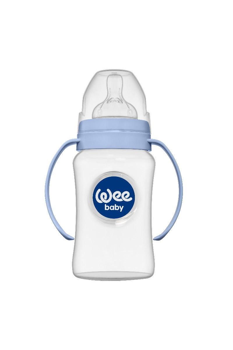 Pp Wide Neck Feeding Bottle With Grip Anti- Colic 250Ml No:1 12X12