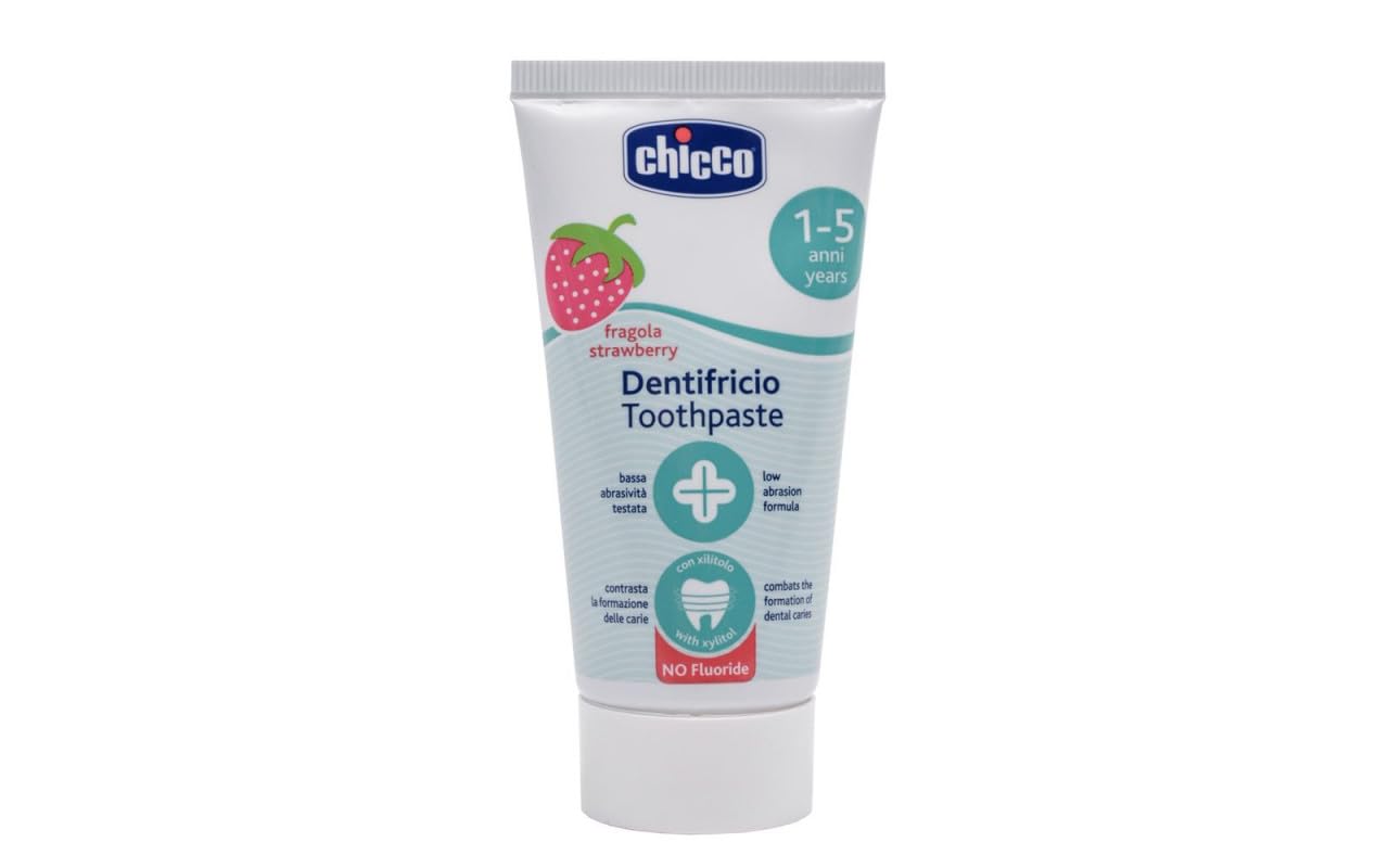 Chicco Toothpaste Strawberry 12M+ No Fluoride