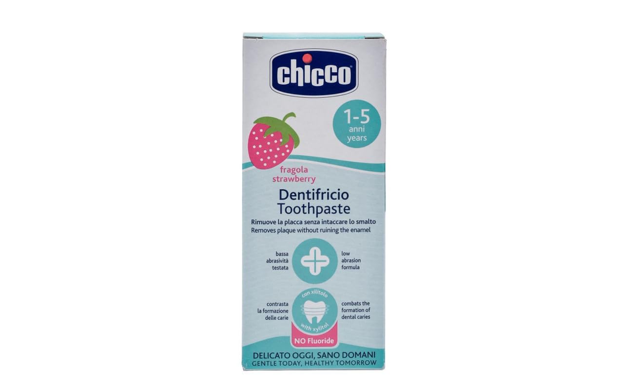 Chicco Toothpaste Strawberry 12M+ No Fluoride
