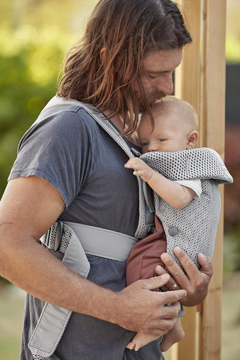 BABYBJORN  Baby Carrier Mini, Grey, 3D Mesh
