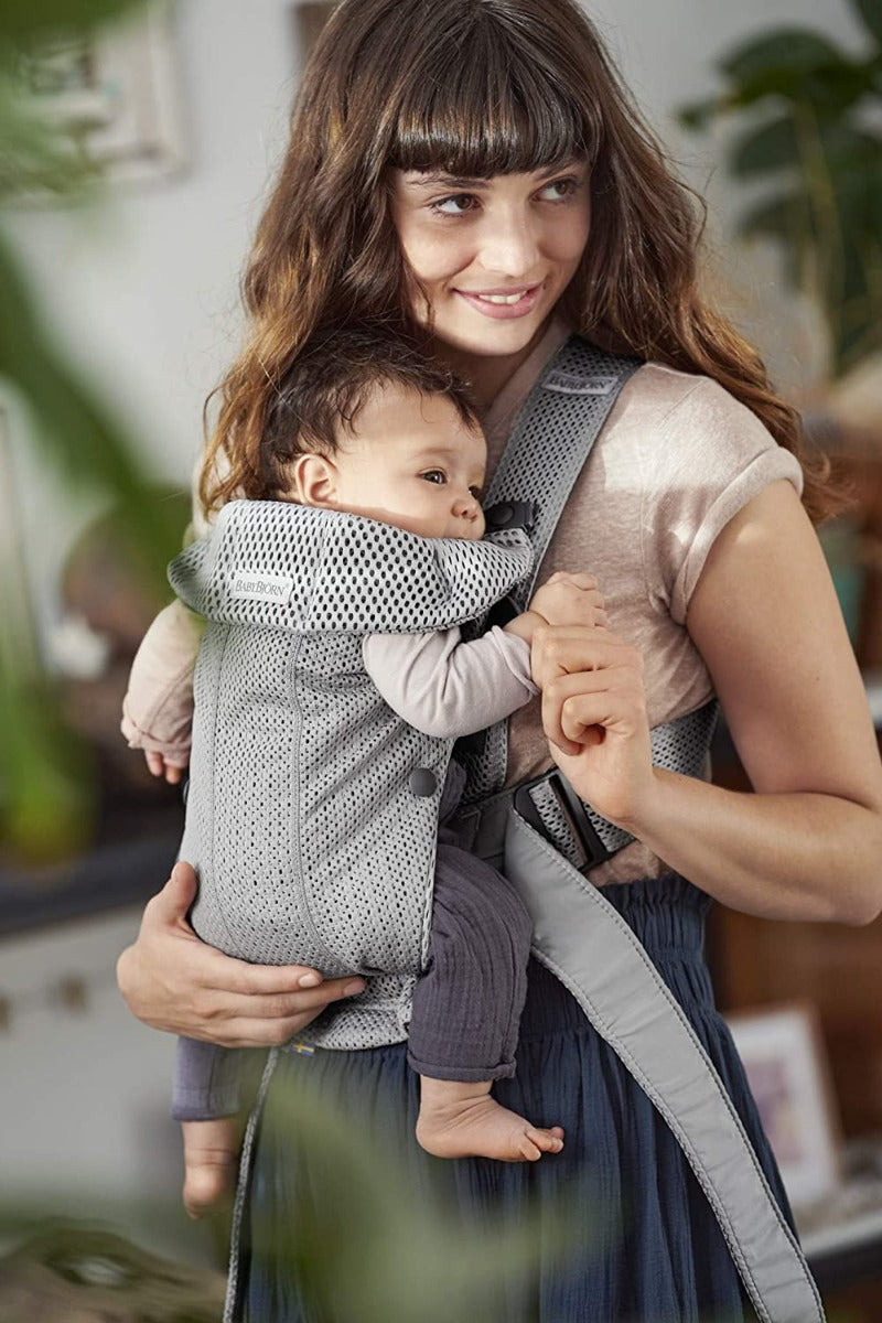 BABYBJORN  Baby Carrier Mini, Grey, 3D Mesh